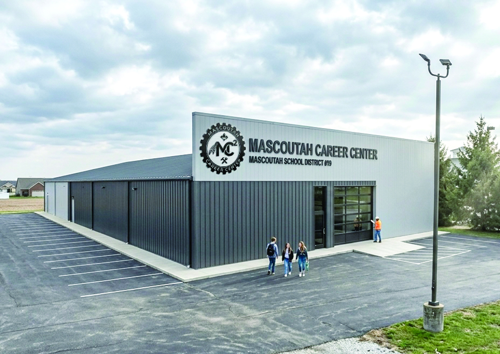 Above is a mock-up of the final version of the career center as it will look once completed (Photo provided by Mascoutah School District)