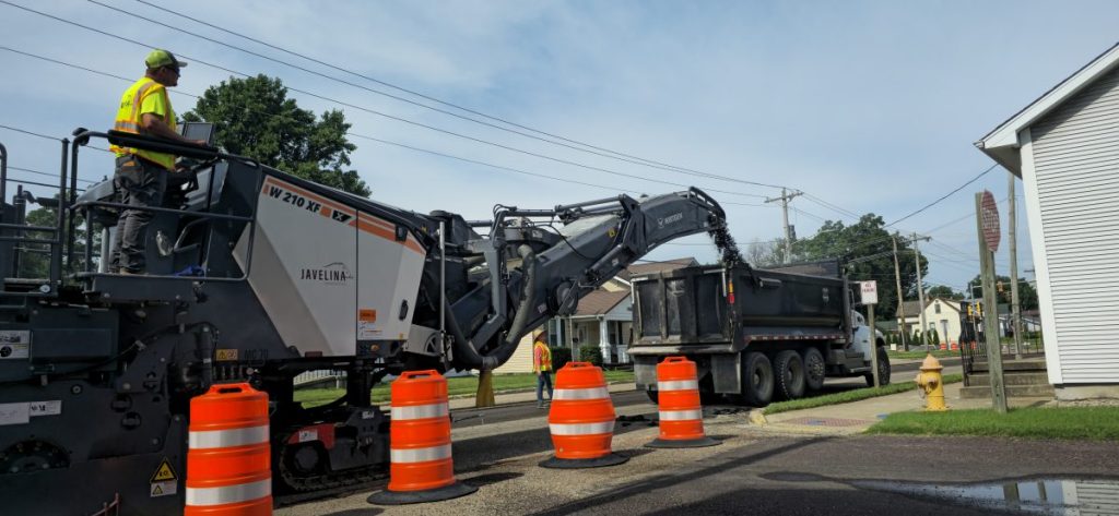 Main Street Road work